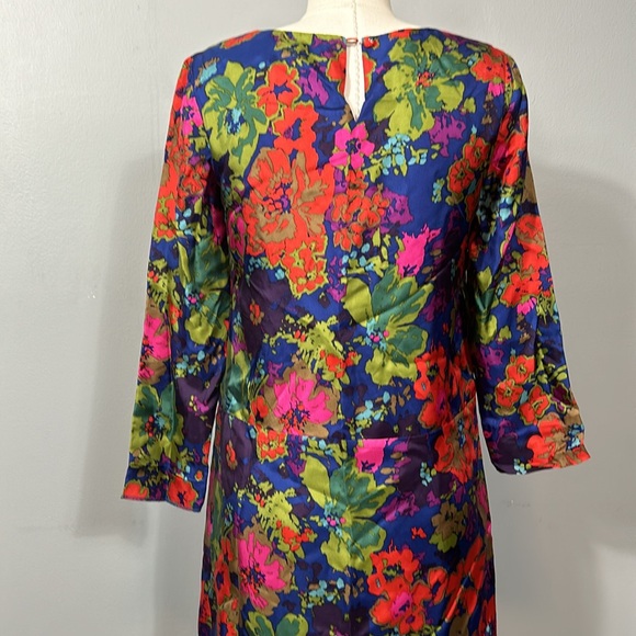 J. Crew Jules Silk Dress in Ashbury Floral Size 0- gently used - Picture 9 of 15